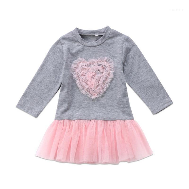 

Sweet Kids Baby Girls Dress Long Sleeve Lace Tutu Tulle Dress Baby Summer Casual Party1, As pic