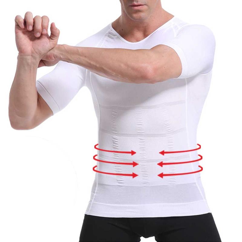 

Men' Body Shapers Slimming Shaper Posture Vest Male Tummy Abdomen Corrector Compression Modeling Fat Burner Chest Shirt Corset