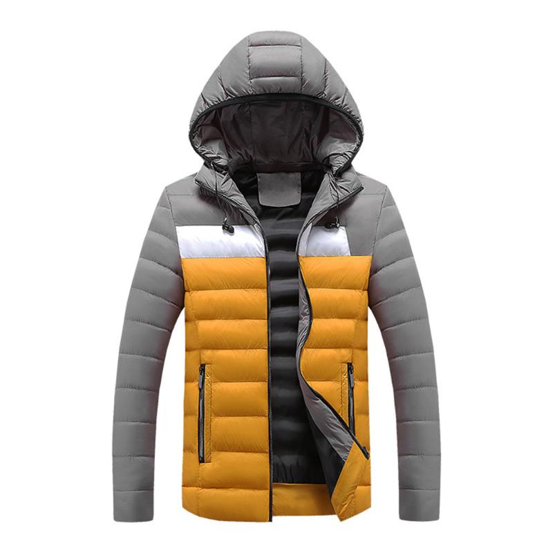 

Men Winter Hooded Softshell For Windproof And Waterproof Soft Coat Shell Fashion Patchwork Hooded Softshel Coat, Black