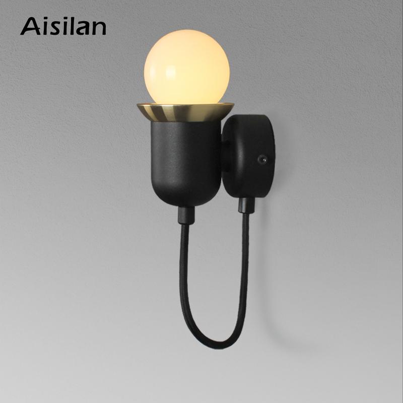 

Aisilan LED Wall Lights Bedside Wall Lamp Sconce Nordic Creative Magnet Separable Light for Bed Room,Foyer,Study