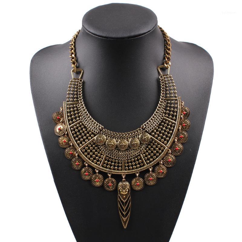 

Long Chain Necklace Fashion Vintage Alloy Necklace Brand Chain Figure Pendant for Women Jewelry Accessories1