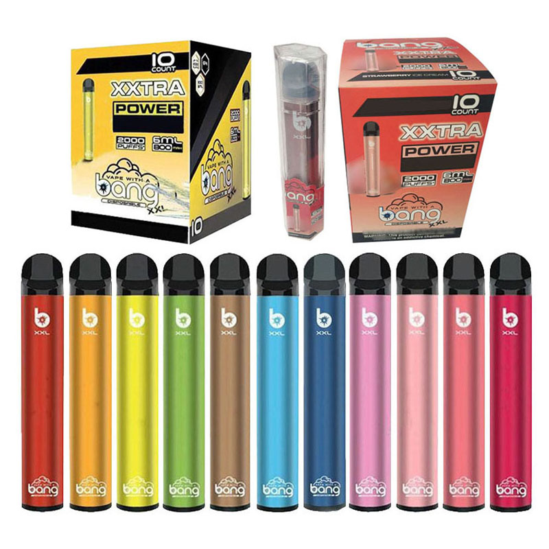 

Slim vape pen small mini size pen style E-cigarette Disposable e cigarette 6 ml 2000 Puffs bang xxl disposable pod