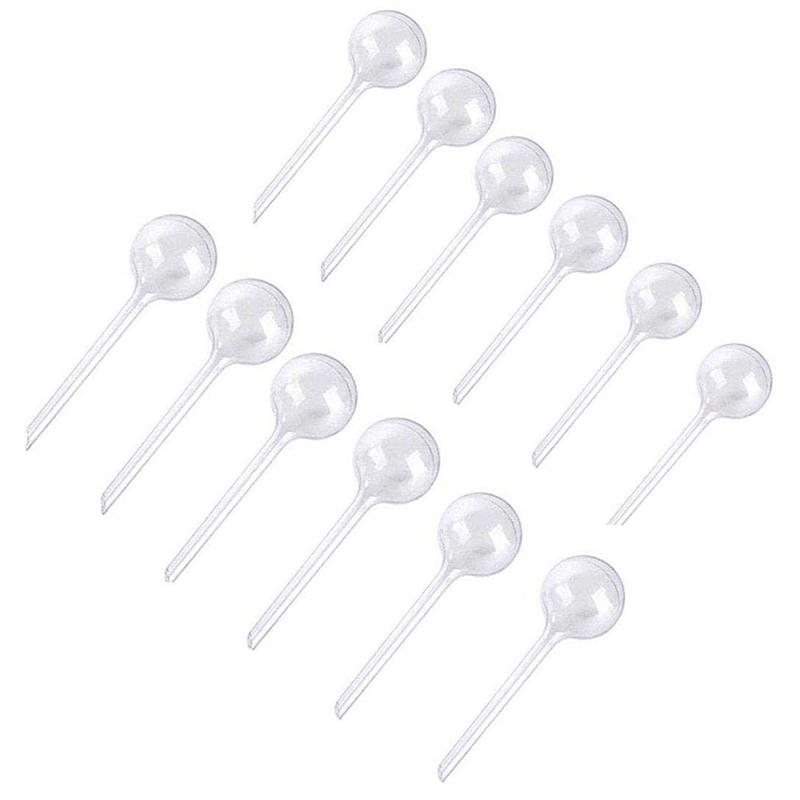 

Promotion! 12Pcs Plant Watering Bulbs Automatic Self-Watering Globes Plastic Balls Garden Water Device Watering Bulbs For Plant, White