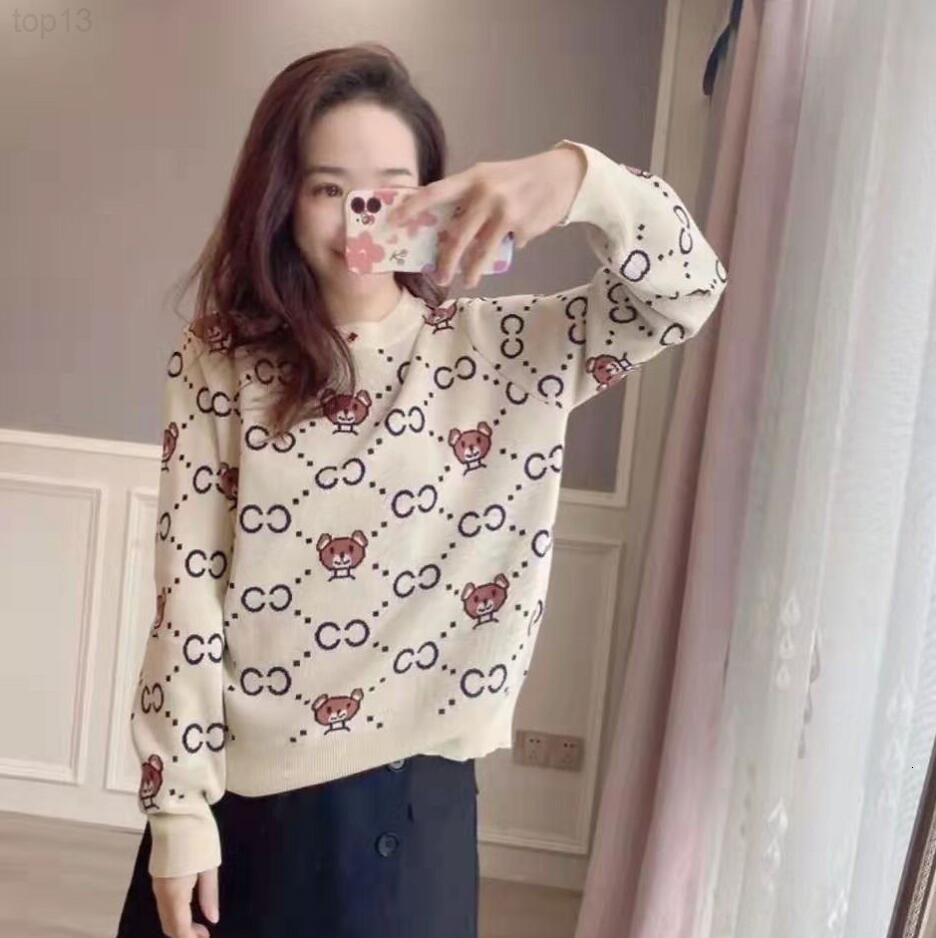

Sweater Fashion G Women designer sweater Crew Neck Knitted Sweaters Autumn and winter Letter top wrap jumper woman Pullover Knit ladies, 2# packing bag