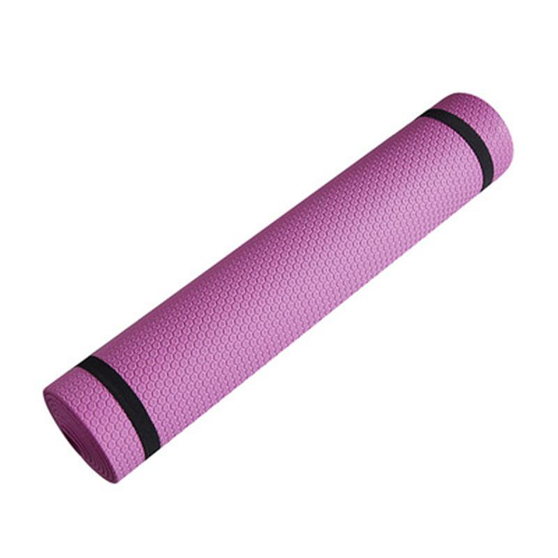 

1 PCS Yoga Mat Anti-Slip Sports Fitness Mats 4MM-6MM Thick EVA Blanket Comfort Foam Lose Weight Exercise Gymnastic Soft Durable, Purple