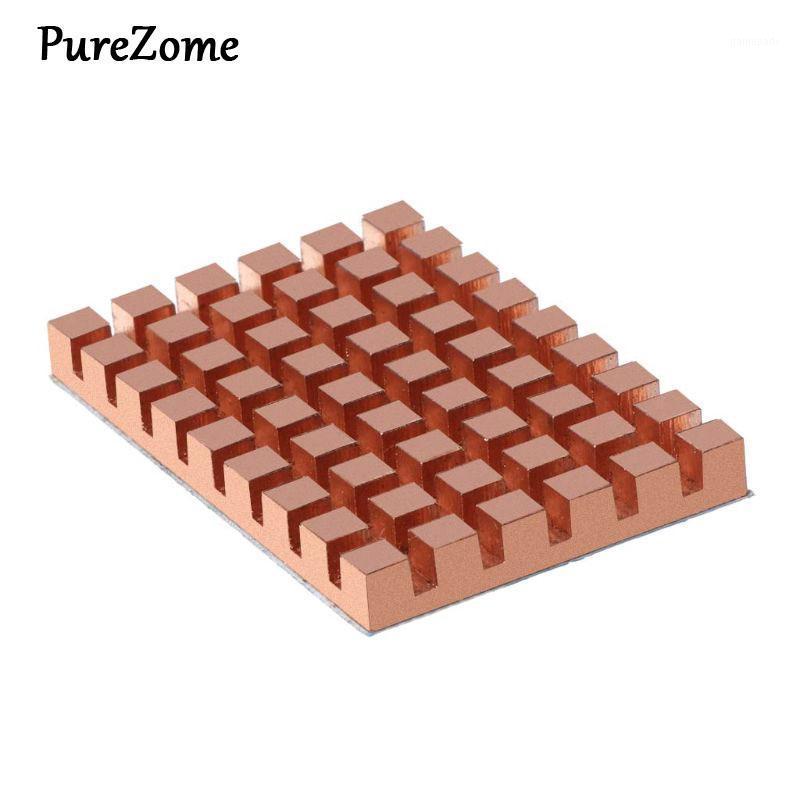 

40x26MM Copper Heatsink 2/3/4MM Thermally Conductive Adhesive for mSATA NG-FF 5030 msata3.0 Solid State Disk SSD Radiator Coo1