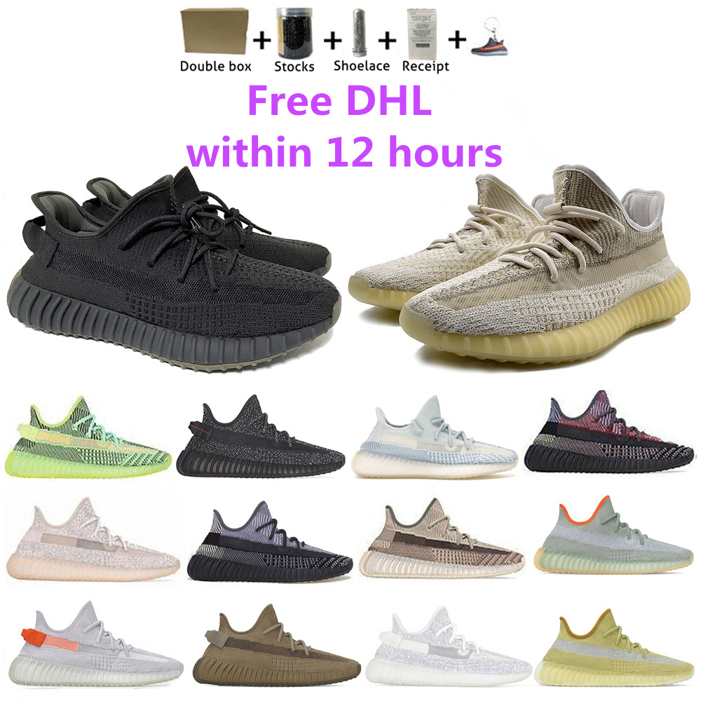 

2021 Kanye West Top Quality Men Women Running Shoes Cinder Yecheil Black Reflective Yeezreel Earth Linen Asriel Zebra Trainers Sneaker 36-47