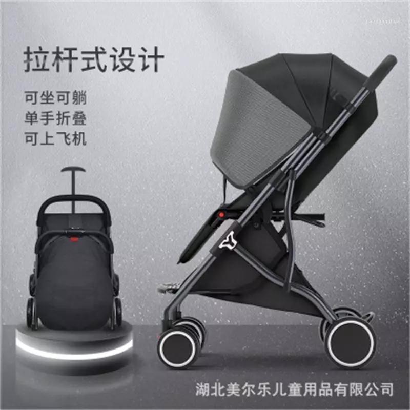 

2020 Super Light Baby Stroller Foldable Baby Stroller Can Sit On The Easy Lying Umbrella Car Child Trolley On The Plane1