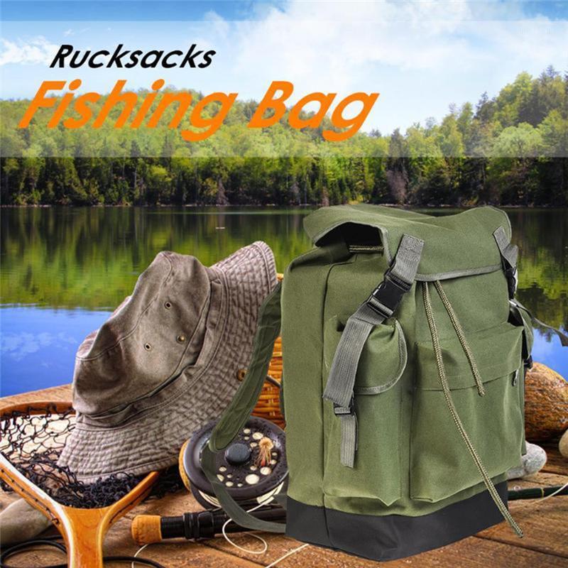 

70L Tactics Bag Outdoor Trekking Travel Bag Large Capacity Canvas Fishing Bags Multi-pocket Camouflage Hiking Backpack1, As pic