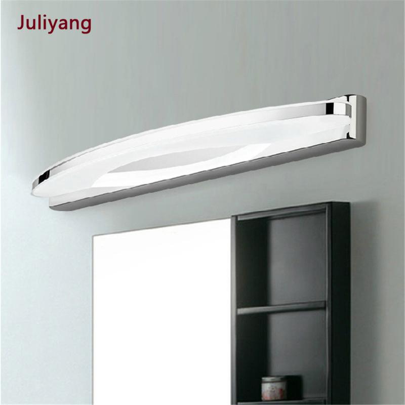 

Led mirror headlight 8w 42cm stainless steel acrylic wall lamp simple modern bathroom dressing table sconce lamp