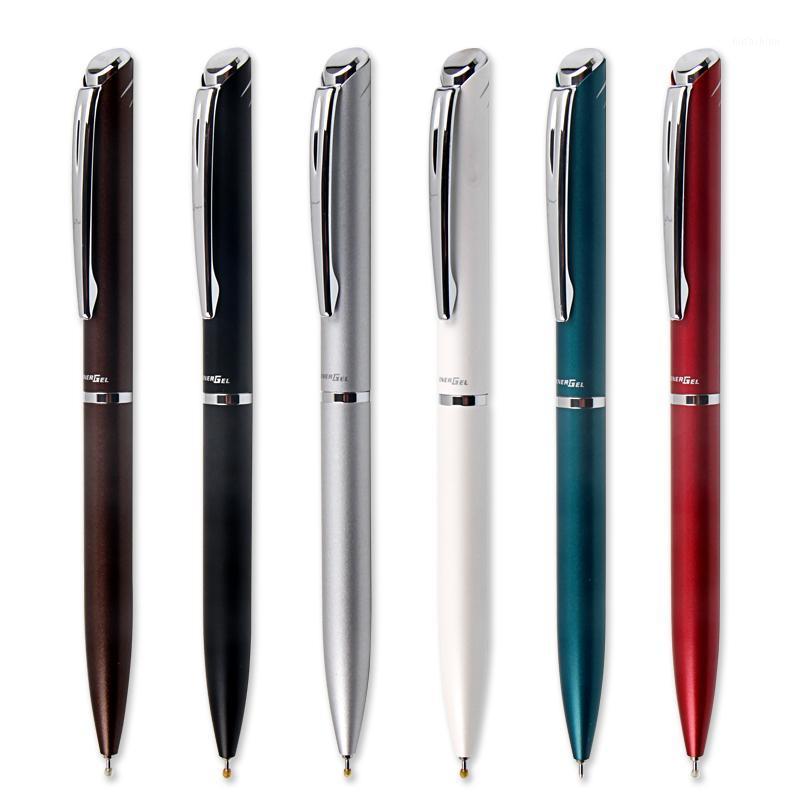 

Pentel BLN2005 Gel-ink Rollball Pen Quick-drying metal Body Needle tip Black Ink 0.5mm Japan Black/Blue/Red/Silve Body Color1