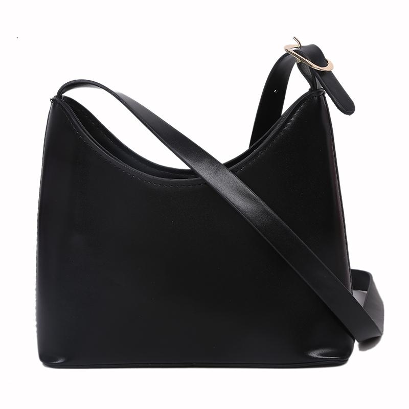 

Popular Bag Underarm Bag Women's New Summer Single Shoulder Slung Bucket, Black