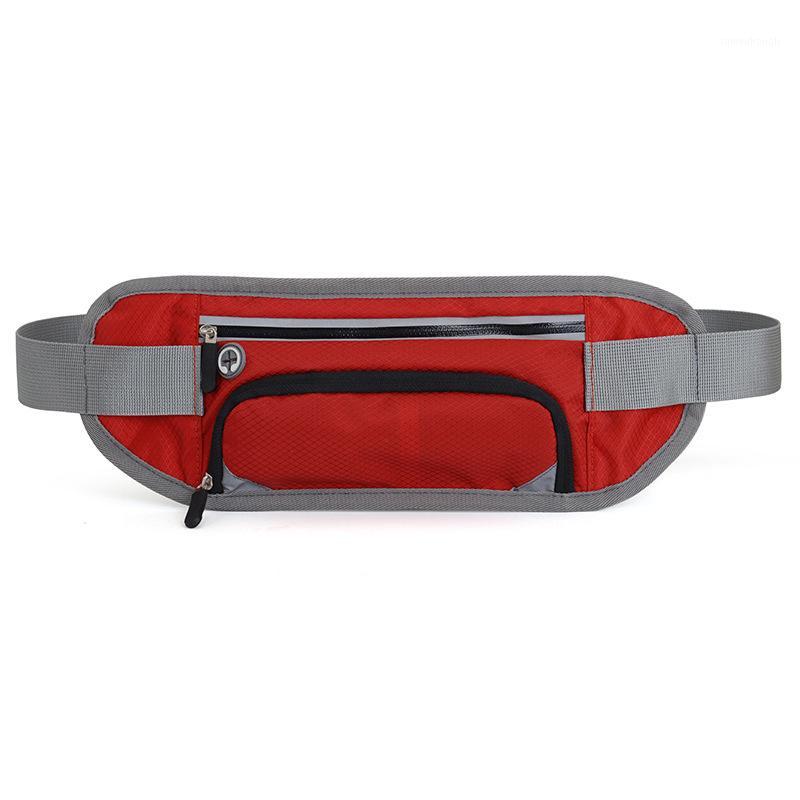 

Hot Selling Sports Waistbag Water Bottle Bag Running Waist Bags Reflective Stripe Waist Belt Packs Fitness Phone Pouch1, Blue