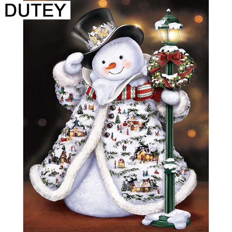 

5D diamond painting DIY diamond embroidery Christmas snowman Cross Stitch Rhinestone mosaic home decoration_hcr