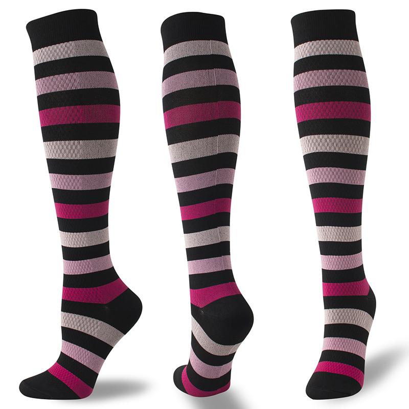 

Compression Socks Graduated Pressure Calf Socks Long Leg Support Stretch Compression Stockings Outdoor Sport Men Stockings, Qys011-14
