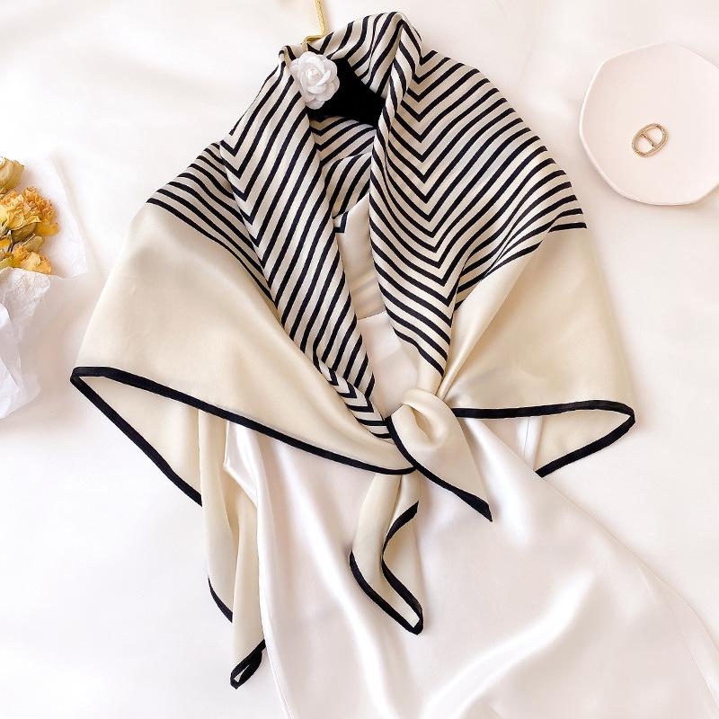 

Brand 2020 Female Spring Scarves New Floral Design Long 100% Silk Scarf Shawl Autumn Winter Women Neck Hijab Foulard