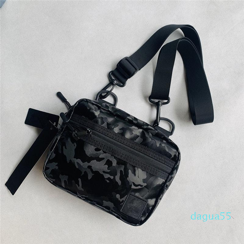hanbag Fashion man bag Solid color One shoulder Trend sports Crossbody Waistband temperament Men Camouflage Designer European and American