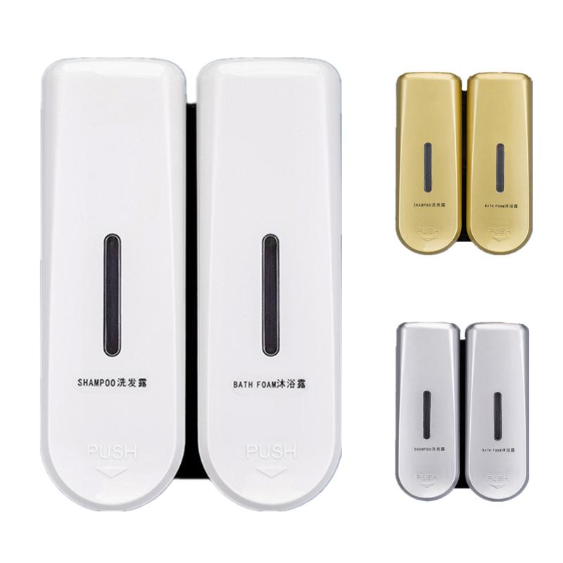 

350ML Wall-mounted Liquid Soap Dispenser Bathroom Accessories Shampoo Bottles Detergent Shower Gel Dispensers Shampoo Dispenser