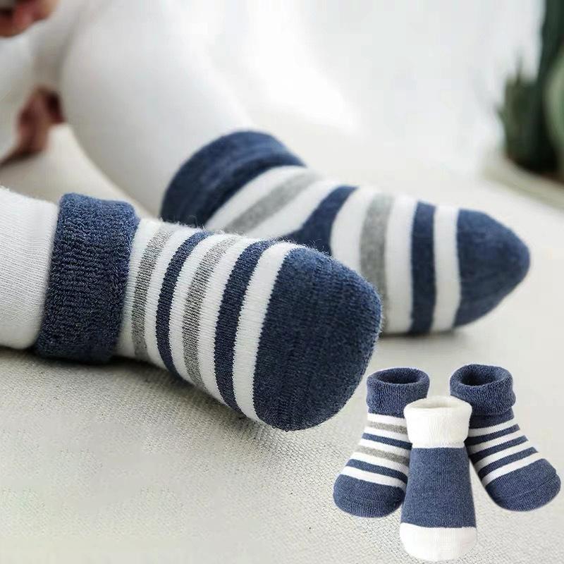 

3Pairs/lot Winter Kids Socks Thicken Cotton Terry Soft Baby Socks for Girls Warm Newborn Cartoon Boys Toddler Children, Multicolor