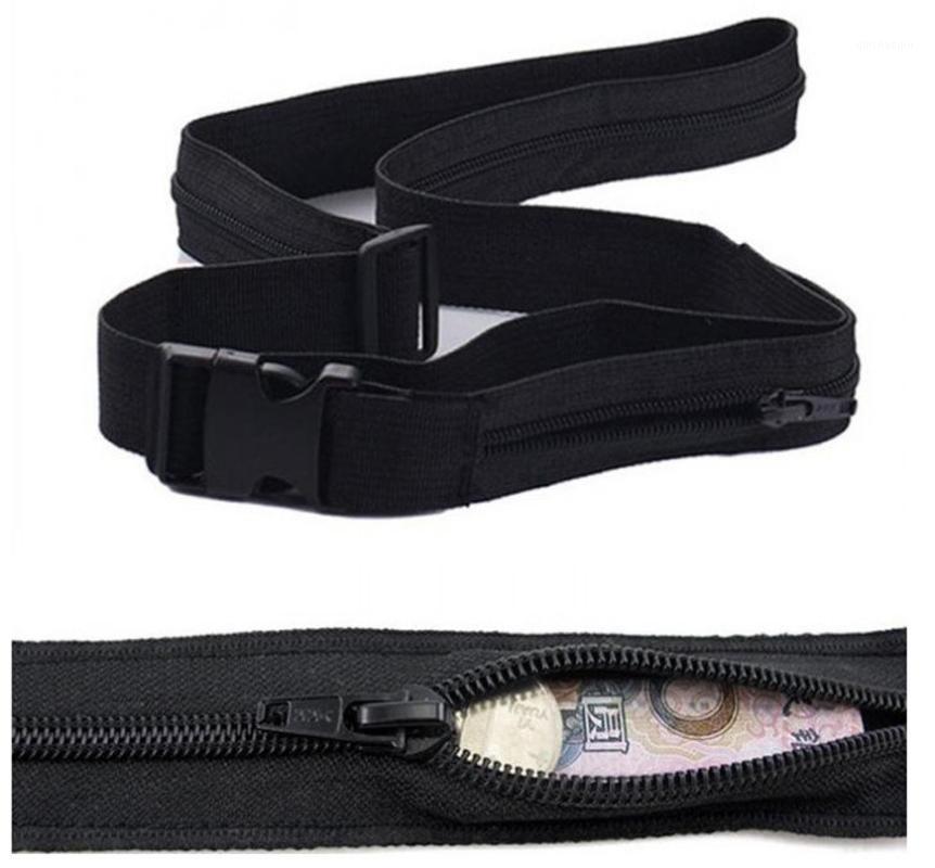 

Sports Bag Travel Anti Theft Wallet Belt with Secret Compartment Hiding Stash Money Belt1, As pic
