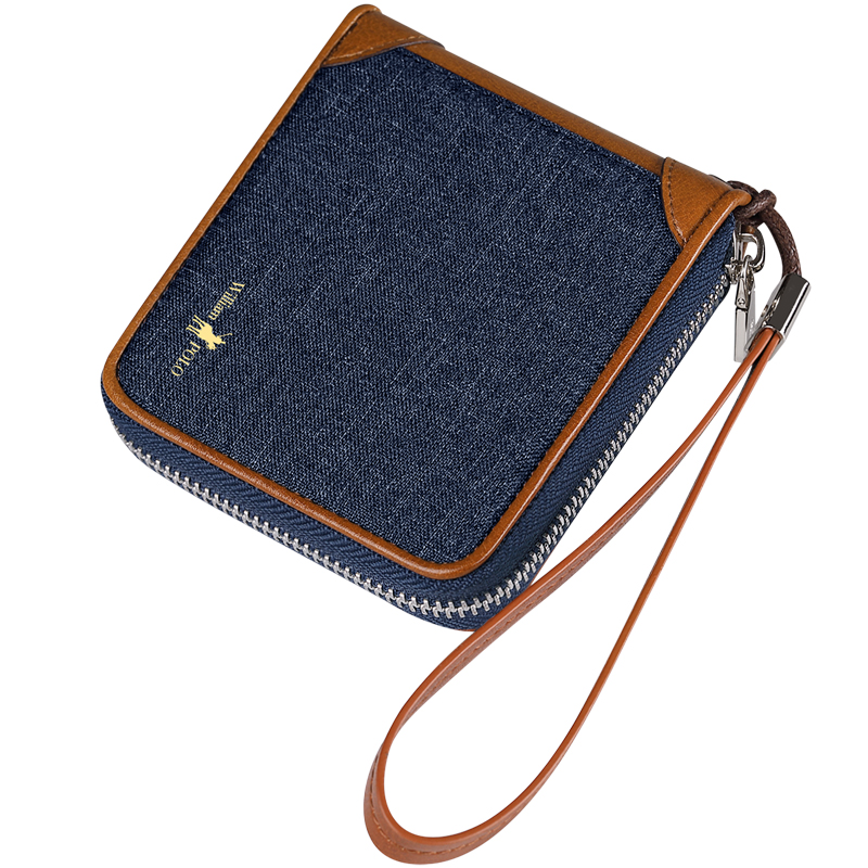 

Wallets for Men Women Canvas Multi-function small Coin Purse Fashion, Red;black