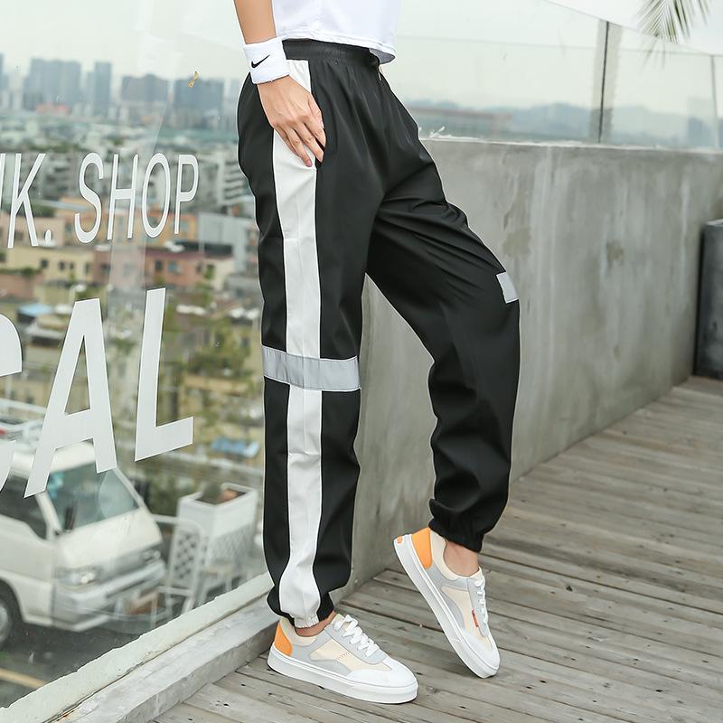 

Loose Running Pants Yoga Women Elastic Waist Quick Dry Training Jogging Gym Trousers Female Exercise Sports Fitness Pants1, Black