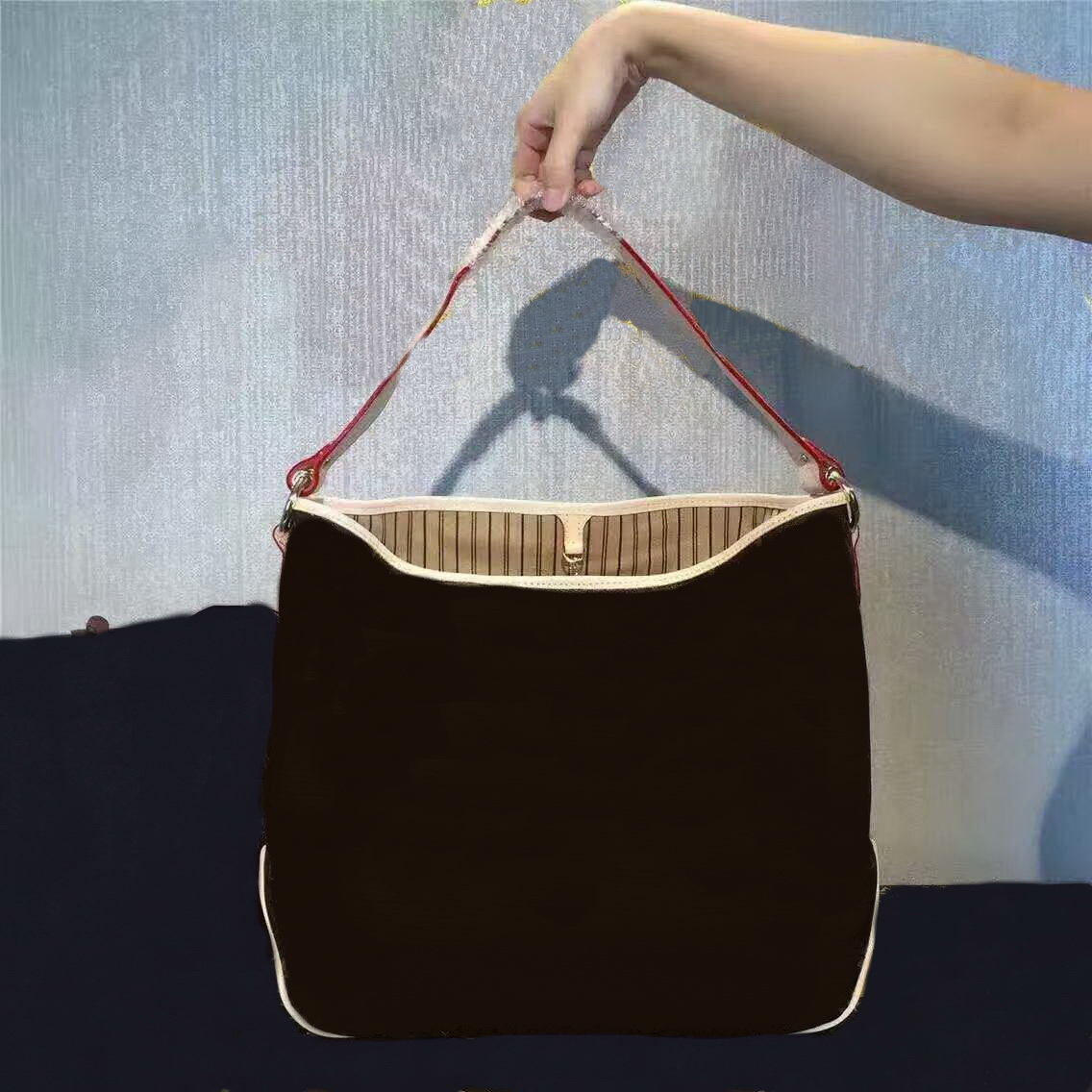 

Fashion High Quality Genuine Leather Handbag Shoulder Bag Gc#7 bags purse free shipping have dust bags wallets, White