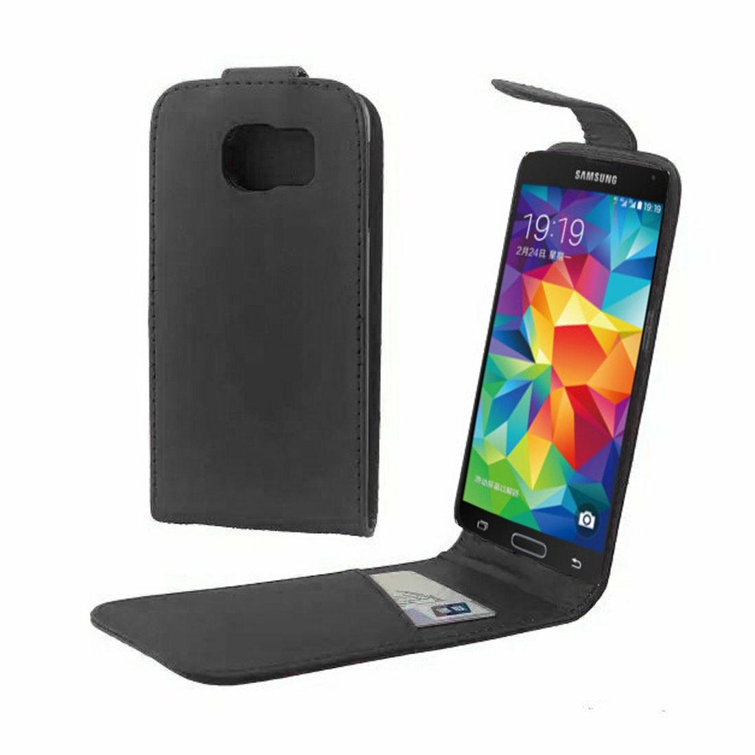

For Galaxy S6 G920 Vertical Flip Magnetic Snap Leather Case