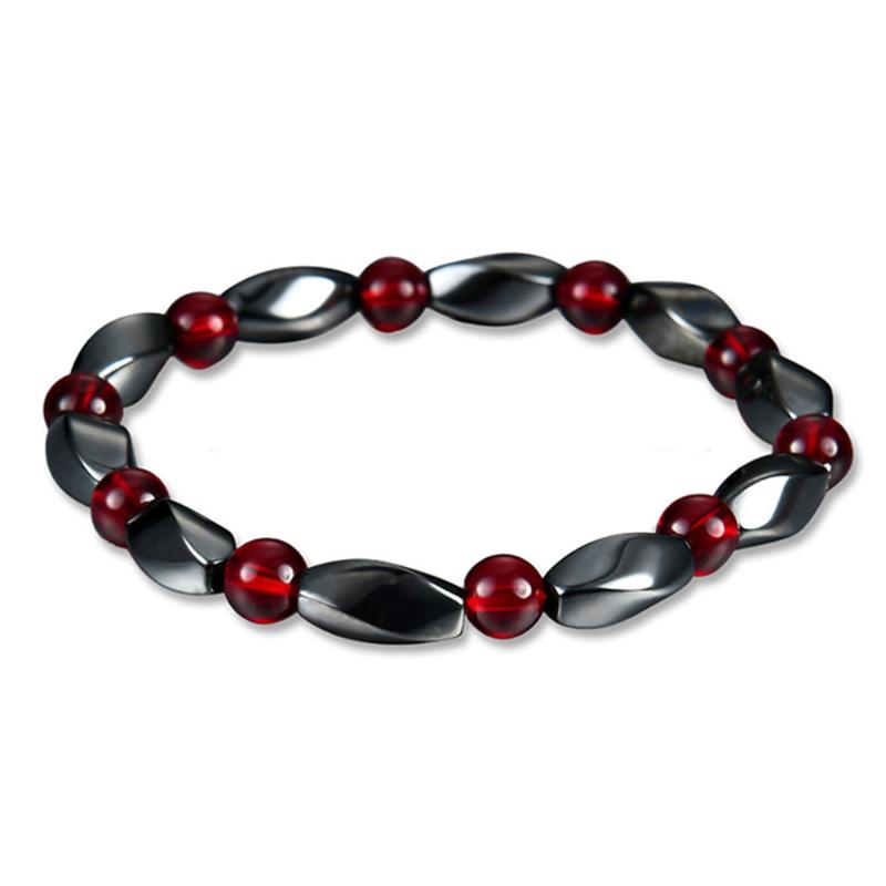 

THLIVEOU 5.5cm Adjustable Colorful Black Gallstone Charm Beaded Bracelet for Women Men's Bangle Natural Crystal Wrist Decoration