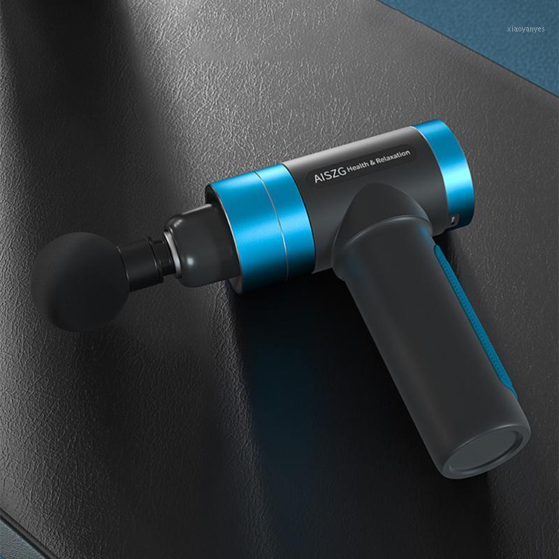 

1pc Electric Fascia Massager USB Charging Muscle Relaxation Massager Vibration Fitness Equipment Muscle (Blue)1