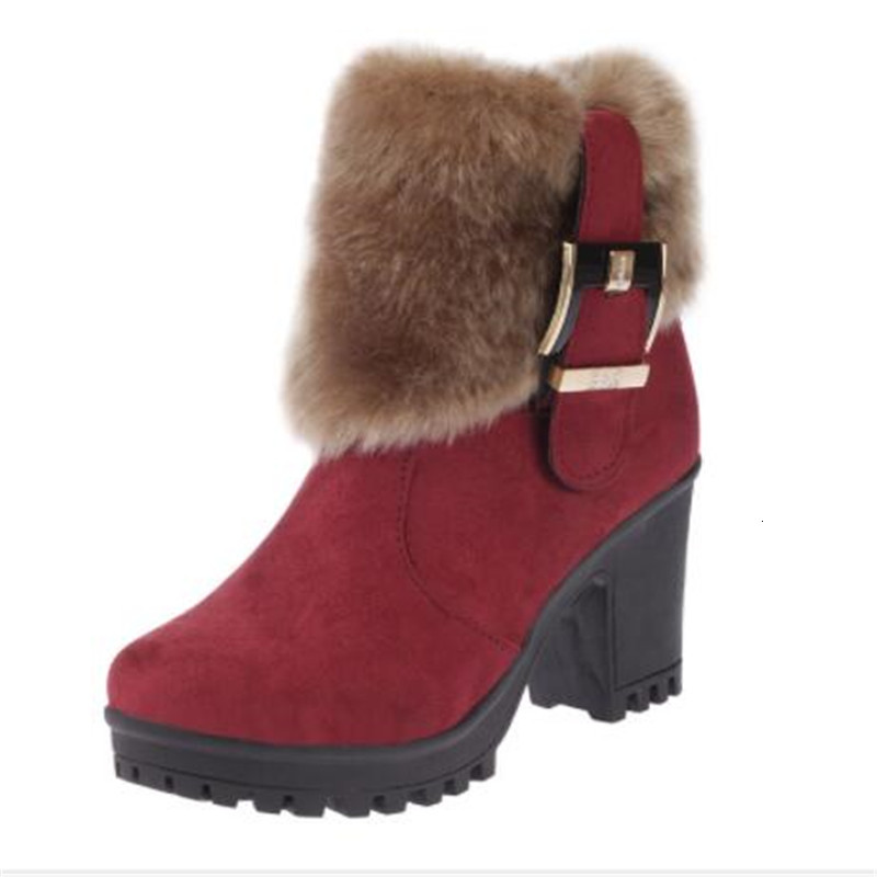 

New Female Comfortable Warm Light Fashion Anti-slip to Wear Women's Shoes Boots Qazg, 01