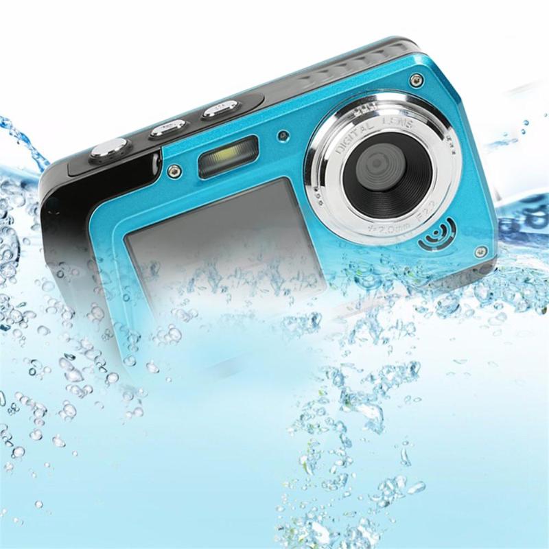 

48MP Waterproof Digital Camera Full HD Underwater Cam 16x Digital Zooms Video Recorder Selfie Dual Screen DV Recording Camera