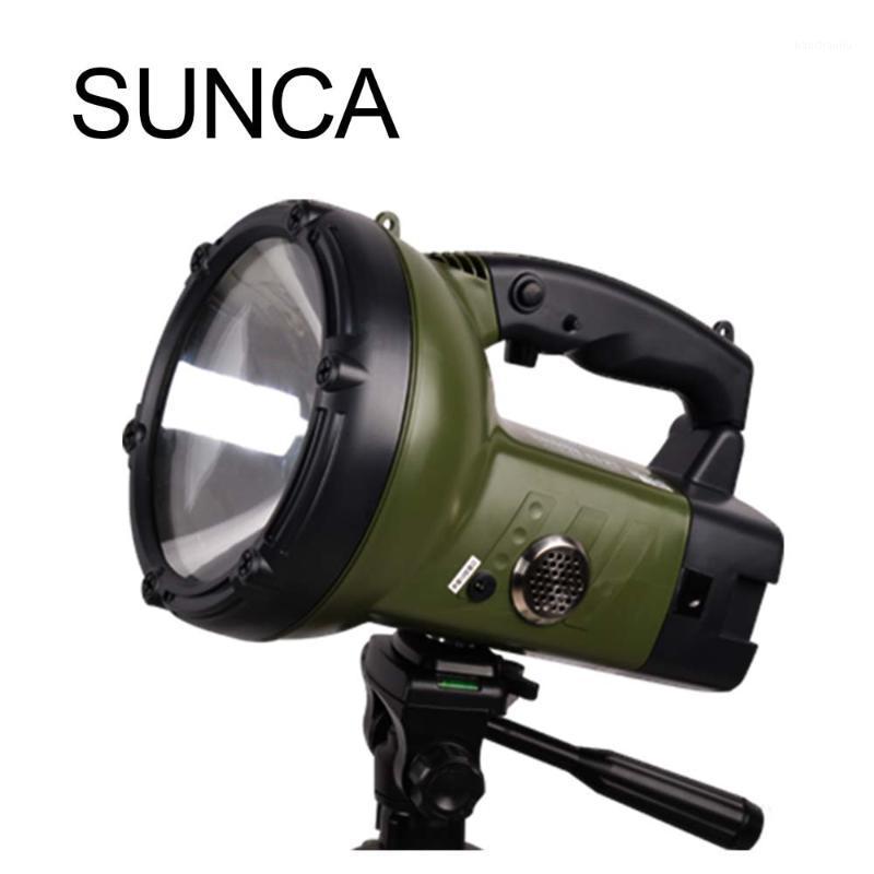 

HID searchlight large capacity lead-acid battery rechargeable searchlight strong light long shot powerful 220W spotlight1