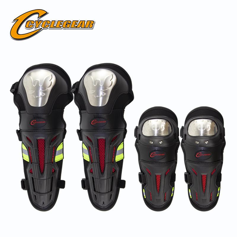 

Motorcycle protection, rider fall protection, knee and elbow four piece cross country riding equipment