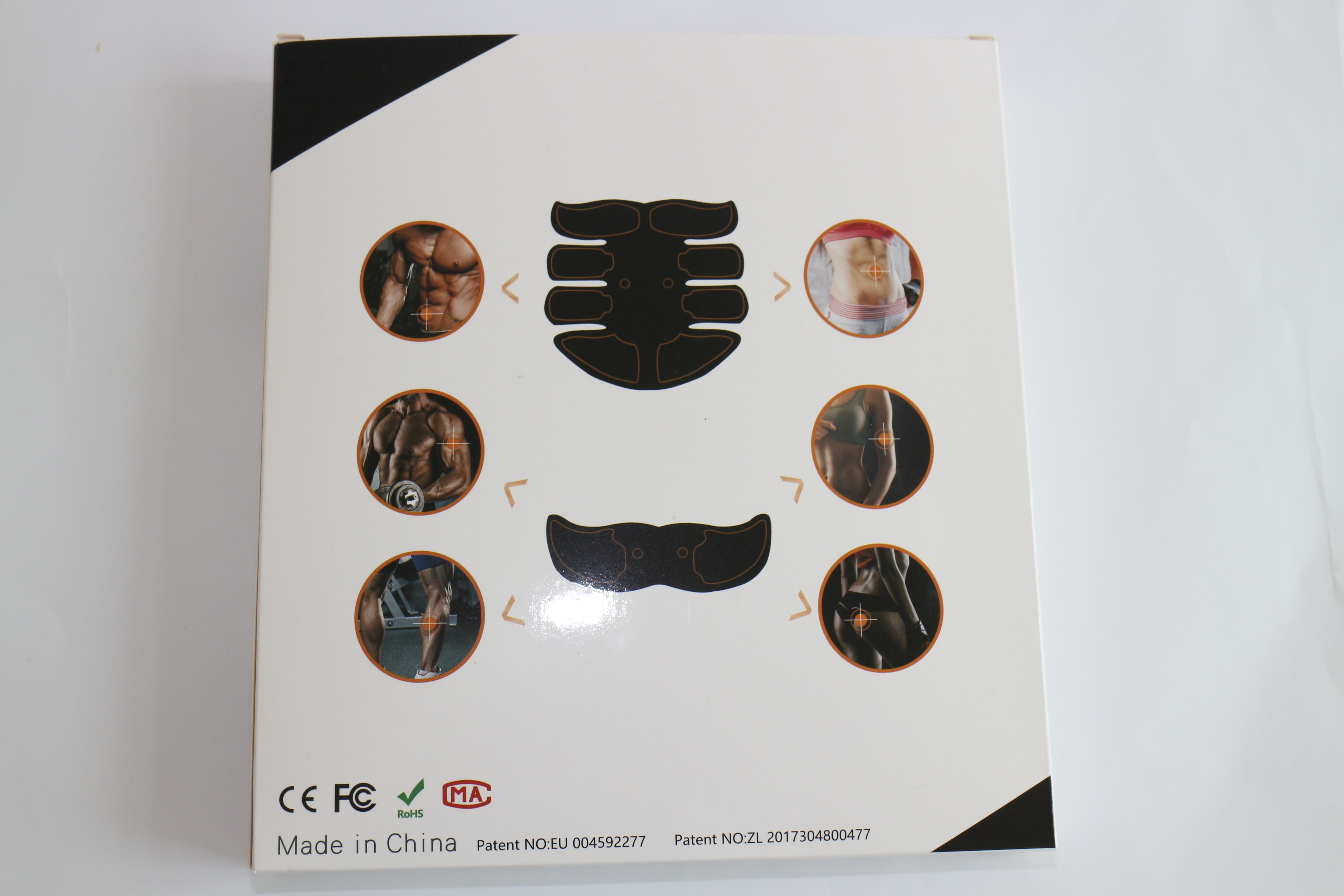 

EMS Abdominal Muscle Training Stimulator ABS Abdominal Muscle Toner EMS Wireless Muscle Stimulator Trainer Body Slimming Electric Exerci