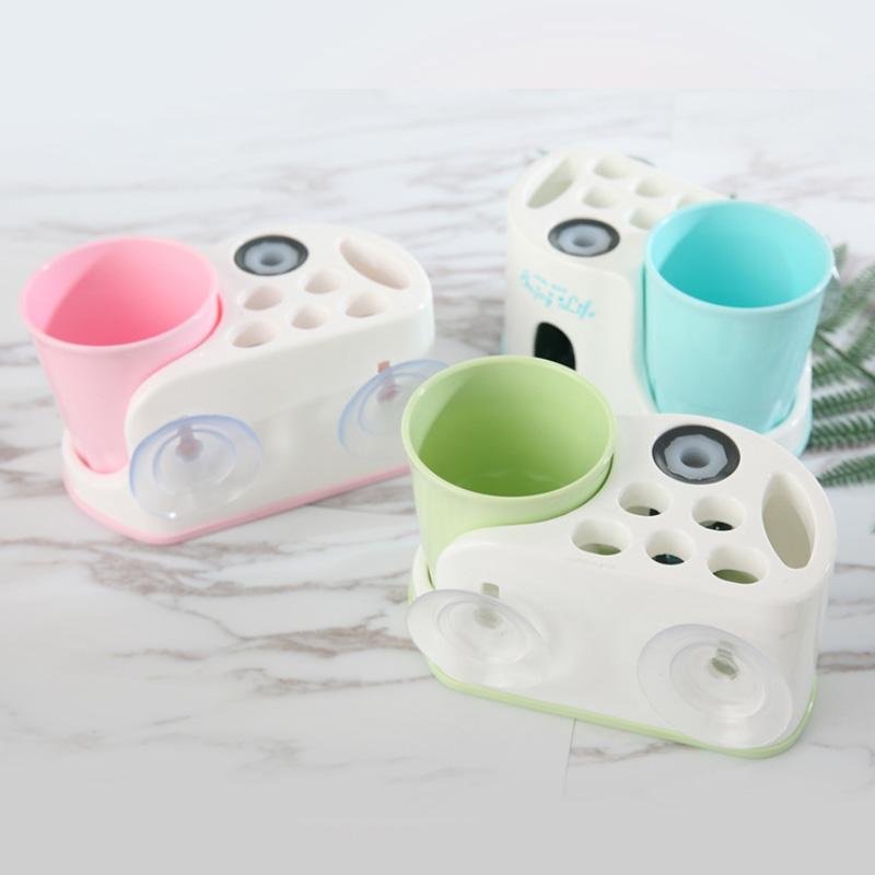 

Toothbrush Holder Creative Squeezer Automatic Wash Gargle Suit Bathroom Accessories Wash Cup Toothpaste Dispenser JWYJZ14