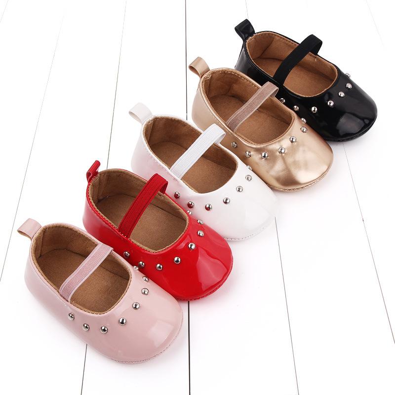 

Baby Princess Shoes Soft Leather First Walkers Toddler Fashion Shoes Baby Moccasins Prewalkers for Girls -18M, Pink