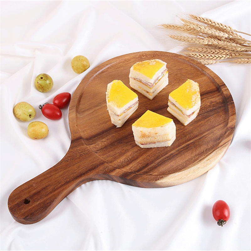 

2021 New Pizza Food Storage Fruit Bread Steak Cutting Trays Plate Chopping Board Dish 0che