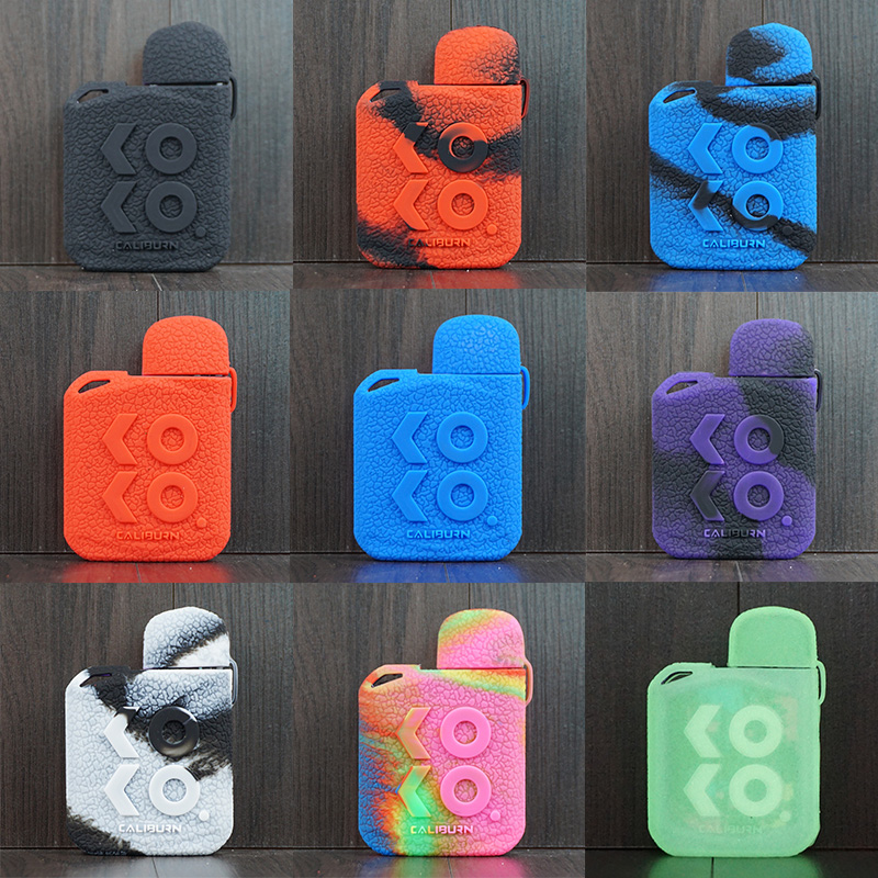 

KOKO Prime Silicone Case Rubber Colorful Sleeve Protective Cover Skin For Uwell Caliburn KOKO 2 Pod System Cartridge Kit Box Mod Vape