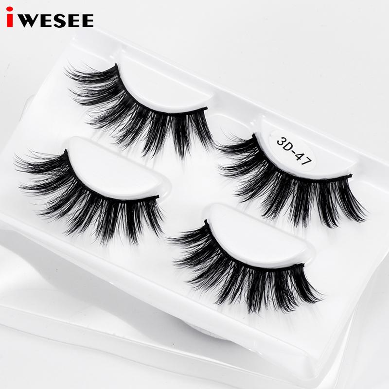 

Fashion Synthetic Fake Eyelashes 2 Pairs Hand Made Eyelash Natural Long Lasting Extension Strip Eyes Lashes Magnetic Makeup Tool