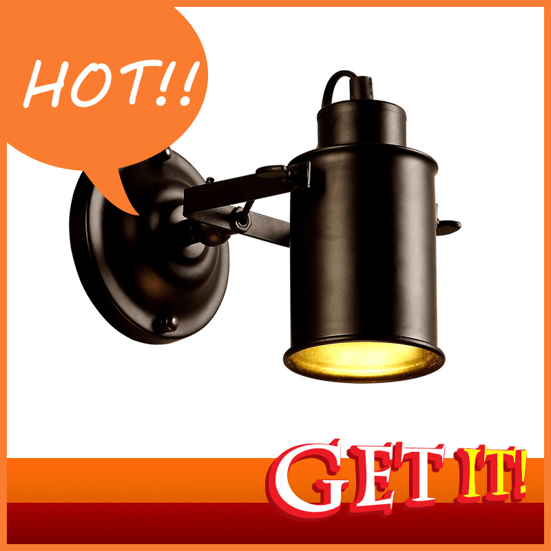 

2021 New Wall American Retro Country Loft Style E27 Head Lamps Industrial Vintage Iron Light for Cafe Bar Home Lighting Fxg8