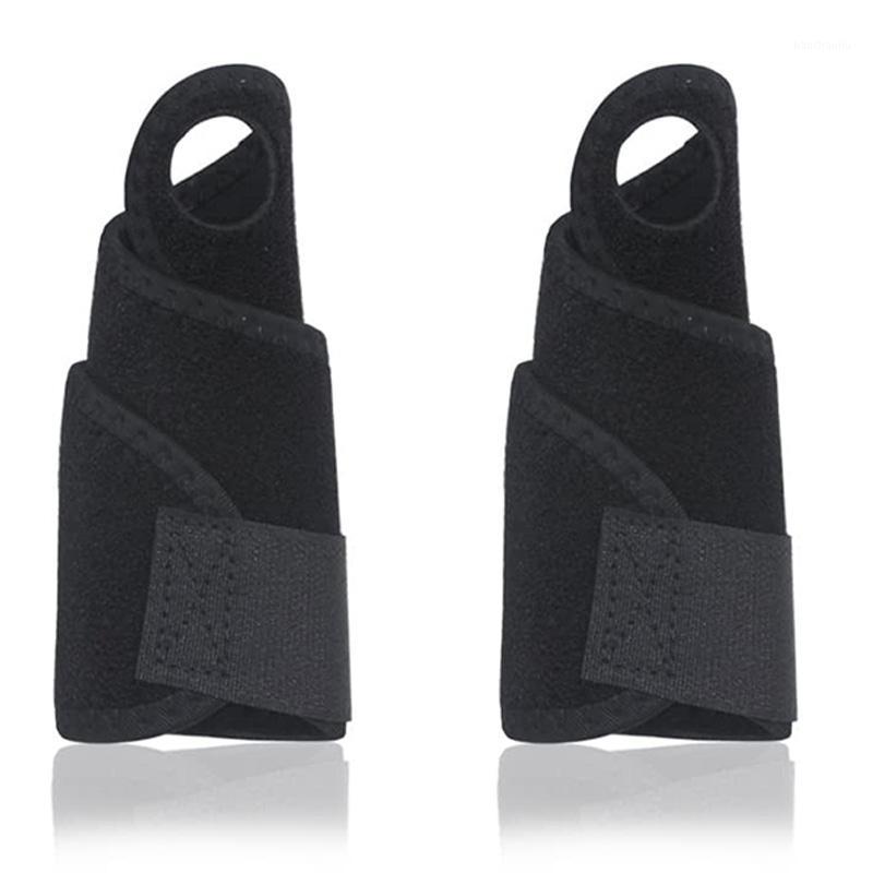 

2 Pcs Wrist Strap Adjustable Sports Wrist for Weight Lifting Strength Training Carpal Tunnel Tendon Wrist, Black1, Black