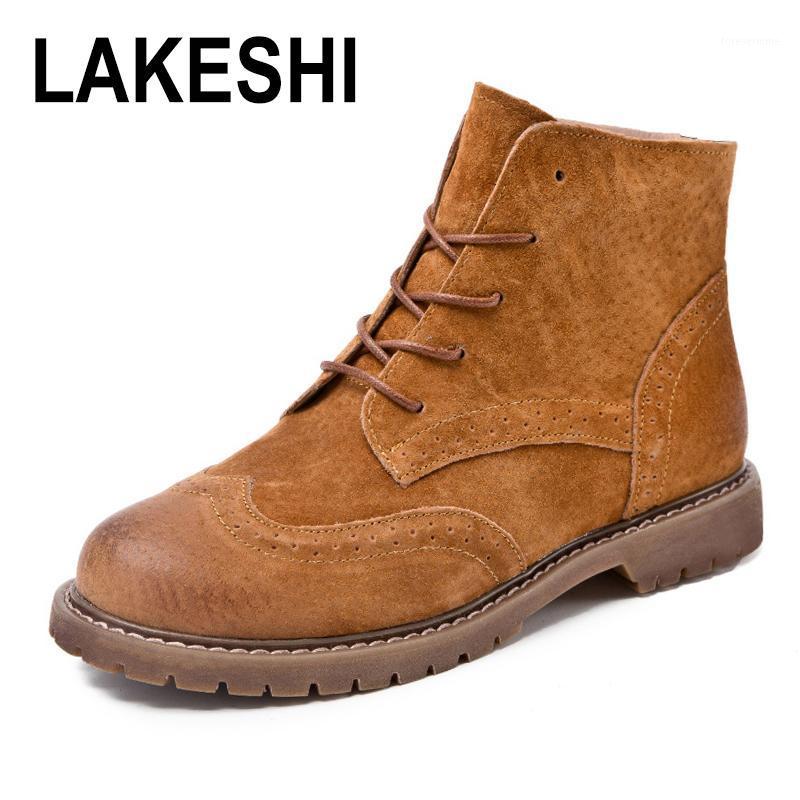 

Boots for Women Shoes Spring Autumn Genuine Leather Female Rubber Short Boots Winter Retro Trend Lady Booties Naked1, Grey