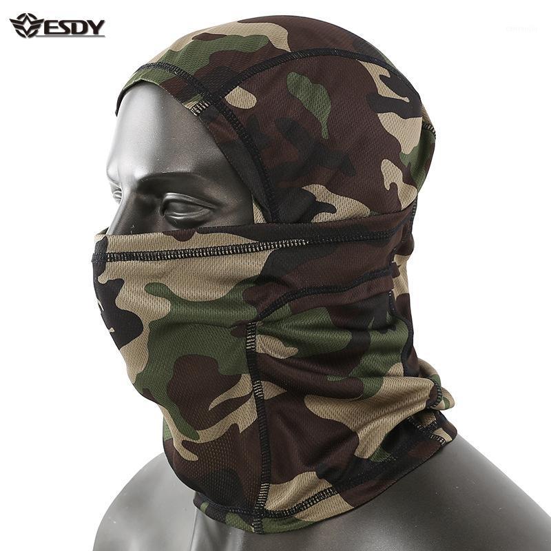 

ESDY new outdoor riding headgear camouflage square Y0621