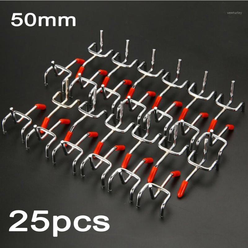

25pc 2\\\"/4\\\" Peg Board Hooks Garage Workshop Pegboard Hanging Set Storage Display durable high quality1