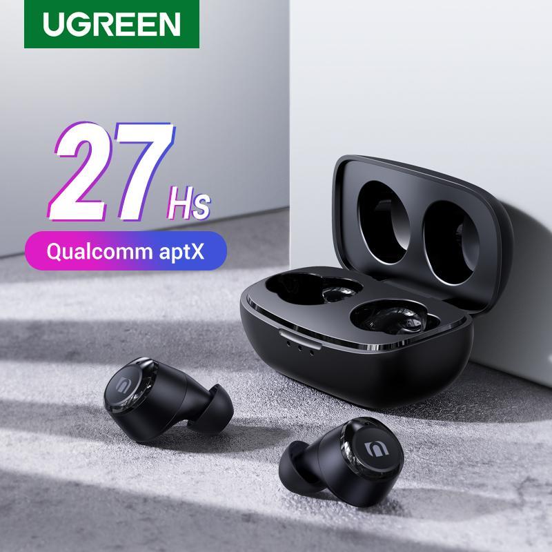 

UGREEN HiTune Headphones Wireless Bluetooth aptX with Qualcomm Chip True Wireless Stereo Headset Headphone1