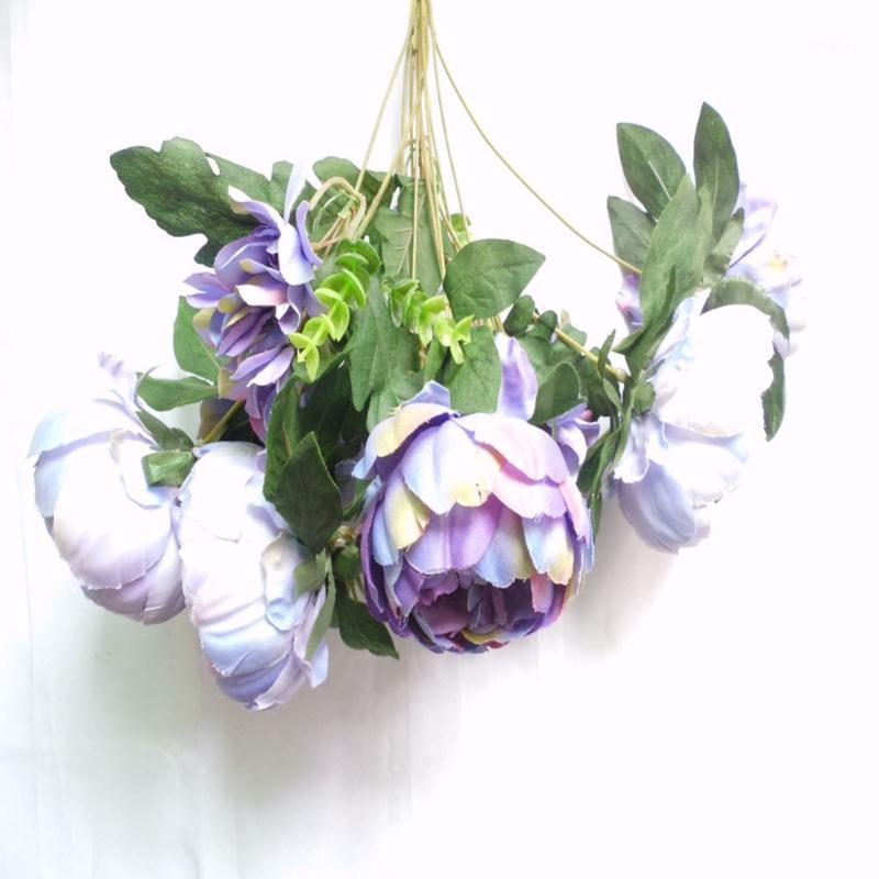 

1 pc Home Decorative Artificial Small Peony Flowers Party Festival Decorative Display Wreathes Flower FLOWER-2303221, As photo 8
