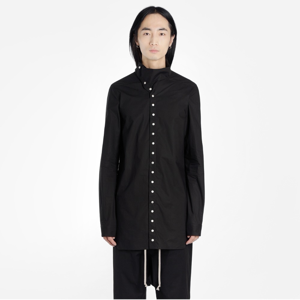 

2021 New S-6xl!! Casual-style Man's Shirt with Black Down Collar Long Sleeves. Y5DJ