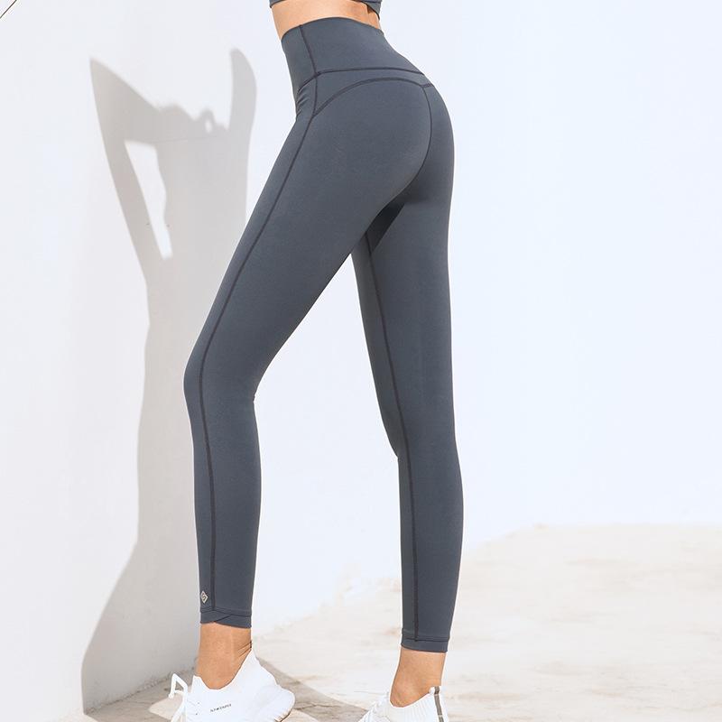 

Summer Slimming High-waisted Fitness Pants Exaggerates Hips Breathable Quick-Dry Base Athletic Pants Outer Wear Running Training, Pink