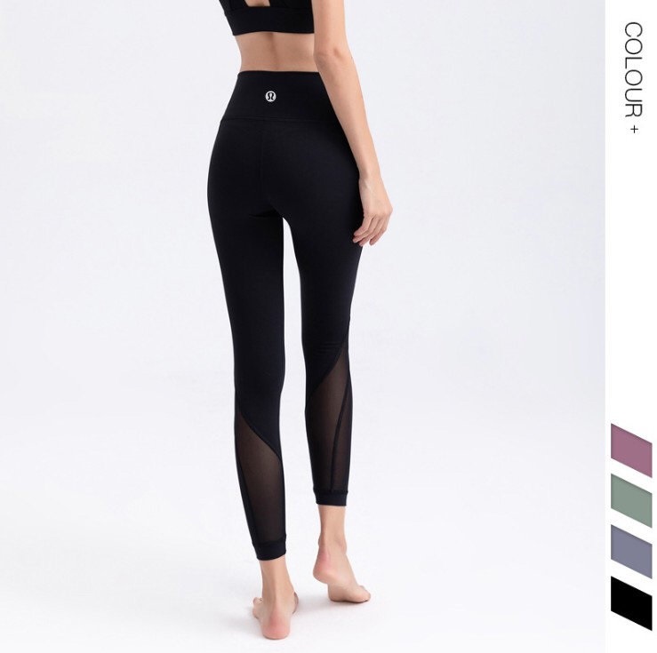 

21ss classic designer black Women's High Active lulu'lemon's lulu lu leggings lu yoga lemon pants Ladies Leggings Big size